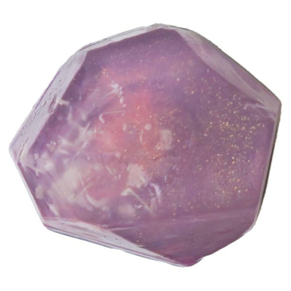 Amethyst Jewelry Soap Handmade Moisturizing Purple Crystal Bar Soap 60g