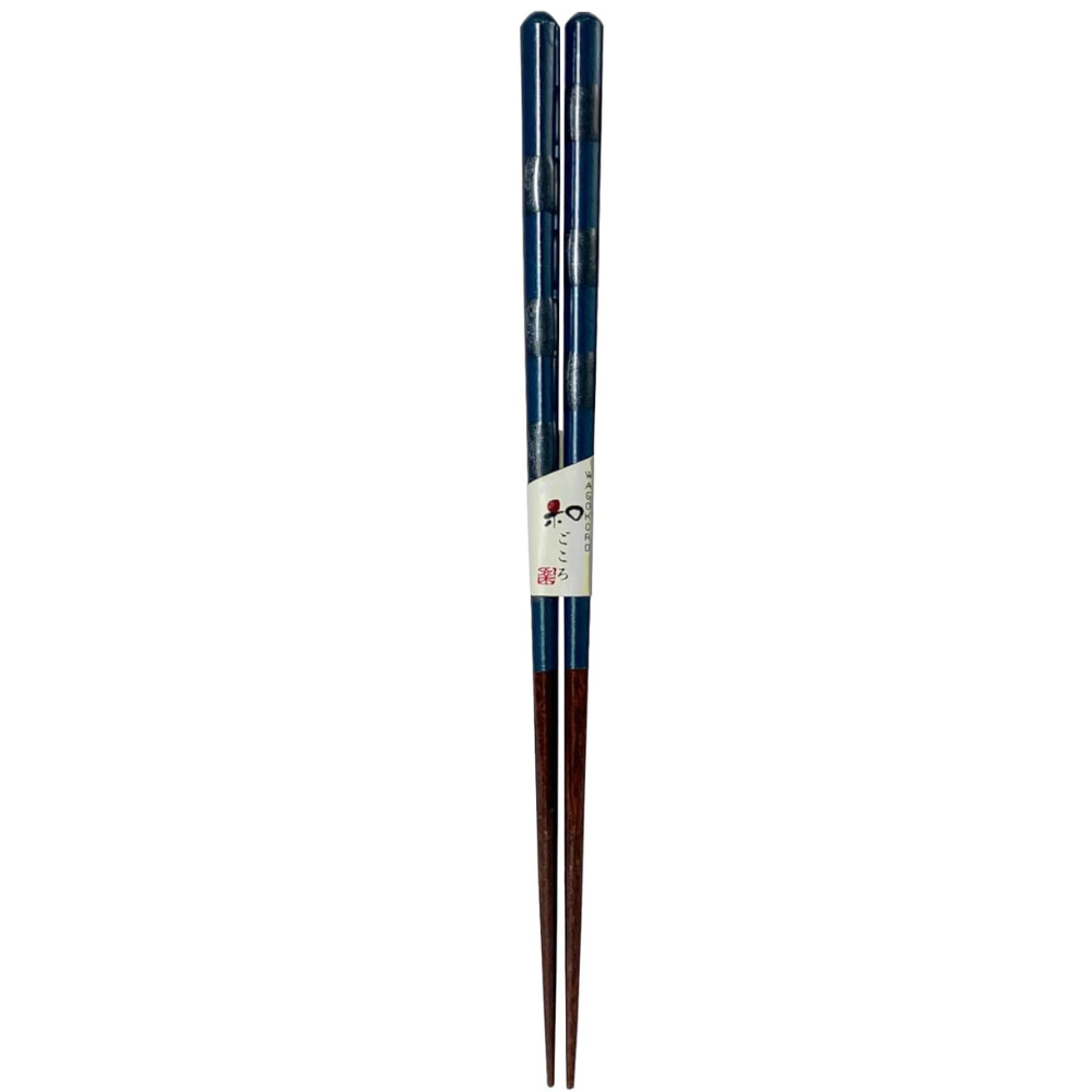 Aoba Dishwasher Safe Wooden Chopsticks Musou Blue 26cm