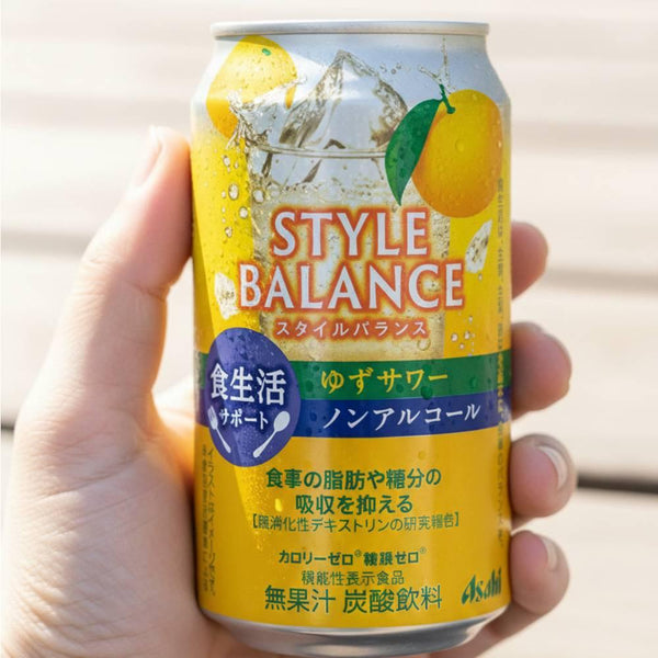 Asahi Style Balance Non Alcoholic Yuzu Sour Mocktail Can 350ml