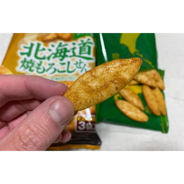 Befco Roasted Sweet Hokkaido Corn Rice Crackers 51g (Pack of 6)