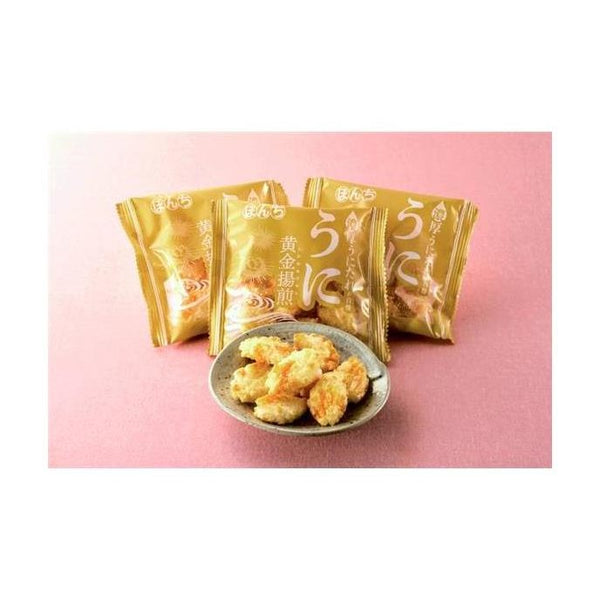 Bonchi Age Senbei Fried Rice Crackers Uni Sea Urchin Flavor 64g (Pack of 6)