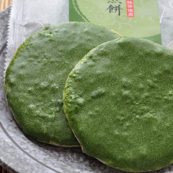 Chayudo Uji Matcha Flavored Sweet And Salty Senbei Rice Crackers 10 pcs.