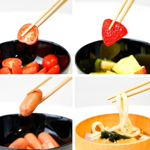 Children's Chopsticks Non-Slip Dishwasher Safe Beige Chopsticks 18cm