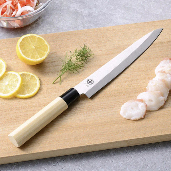 Chitose Molybdenum Steel Sashimi Knife Wood Handle 33.5cm