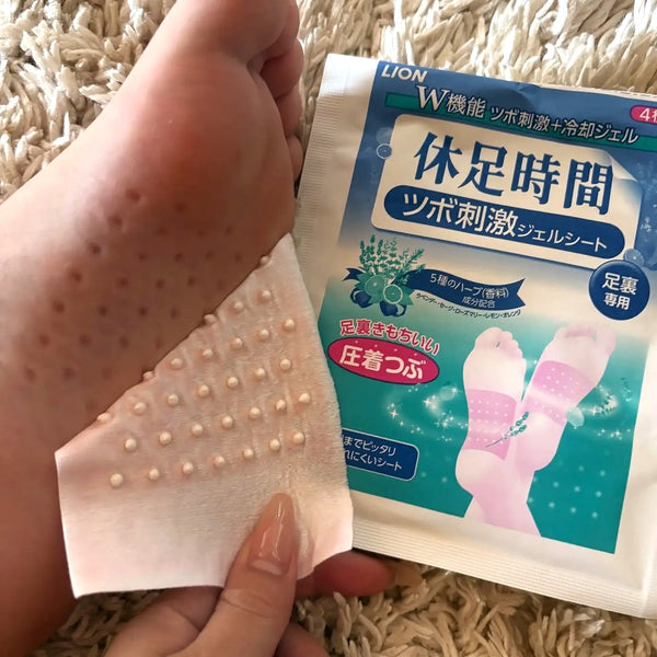 Kyusoku Jikan Cooling Gel Pad for Foot 8 Sheets