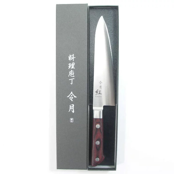 Fuji Kurenai Gyuto Knife Molybdenum Vanadium Japanese Chef Knife 180mm