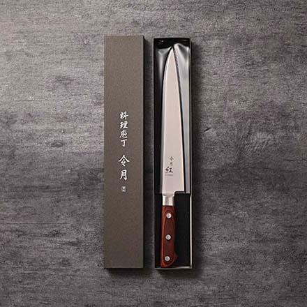 Fuji Kurenai Sujiki Knife Molybdenum Vanadium Slicing Knife 240mm