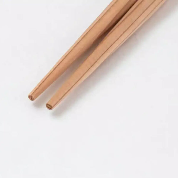 Handcrafted Pentagonal Chopsticks Unbleached Natural Sugi Cedar 30cm