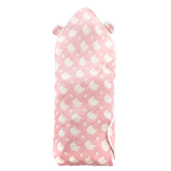 Hartwell Imabari 6-Layer Muslin Swaddle Baby Blanket With Hood 80cm