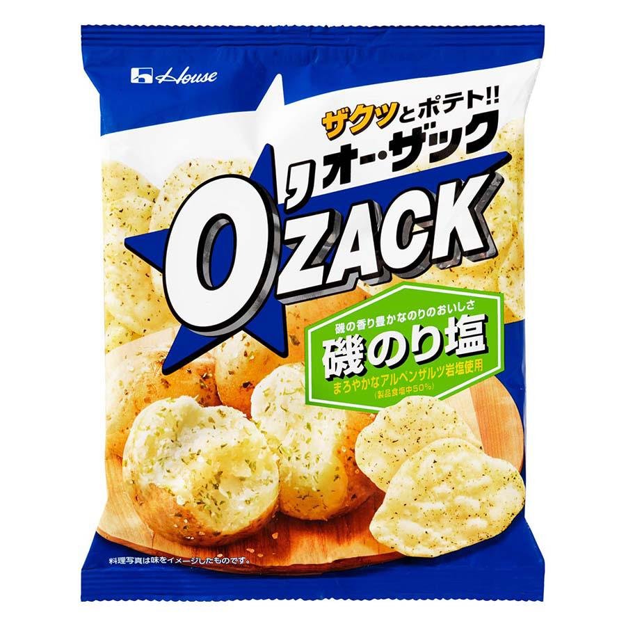 House Foods O'zack Norishio Salted Seaweed Potato Chips 55g (Pack of 3)