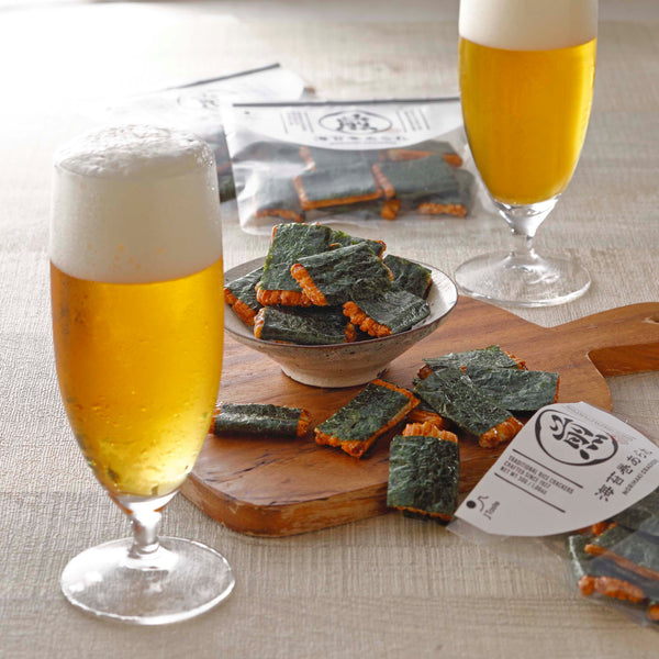 J Taste Norimaki Arare Nori Seaweed Rice Crackers (Pack of 3)