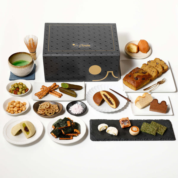 J Taste Premium Curated Japanese Snack Box (20+ Full-Sized Snacks)