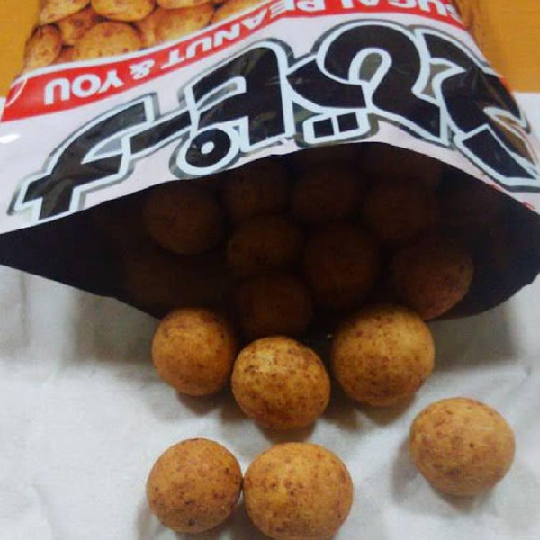 Kasugai Peanut Shrimp Flavored Japanese Style Peanuts (Pack of 3 Bags)