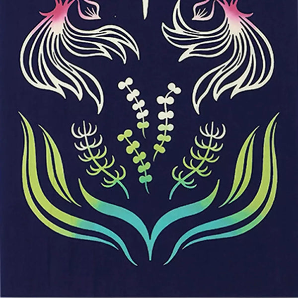 Kenema Tenugui Stylish Goldfish Japanese Traditional Hand Dyed Cloth