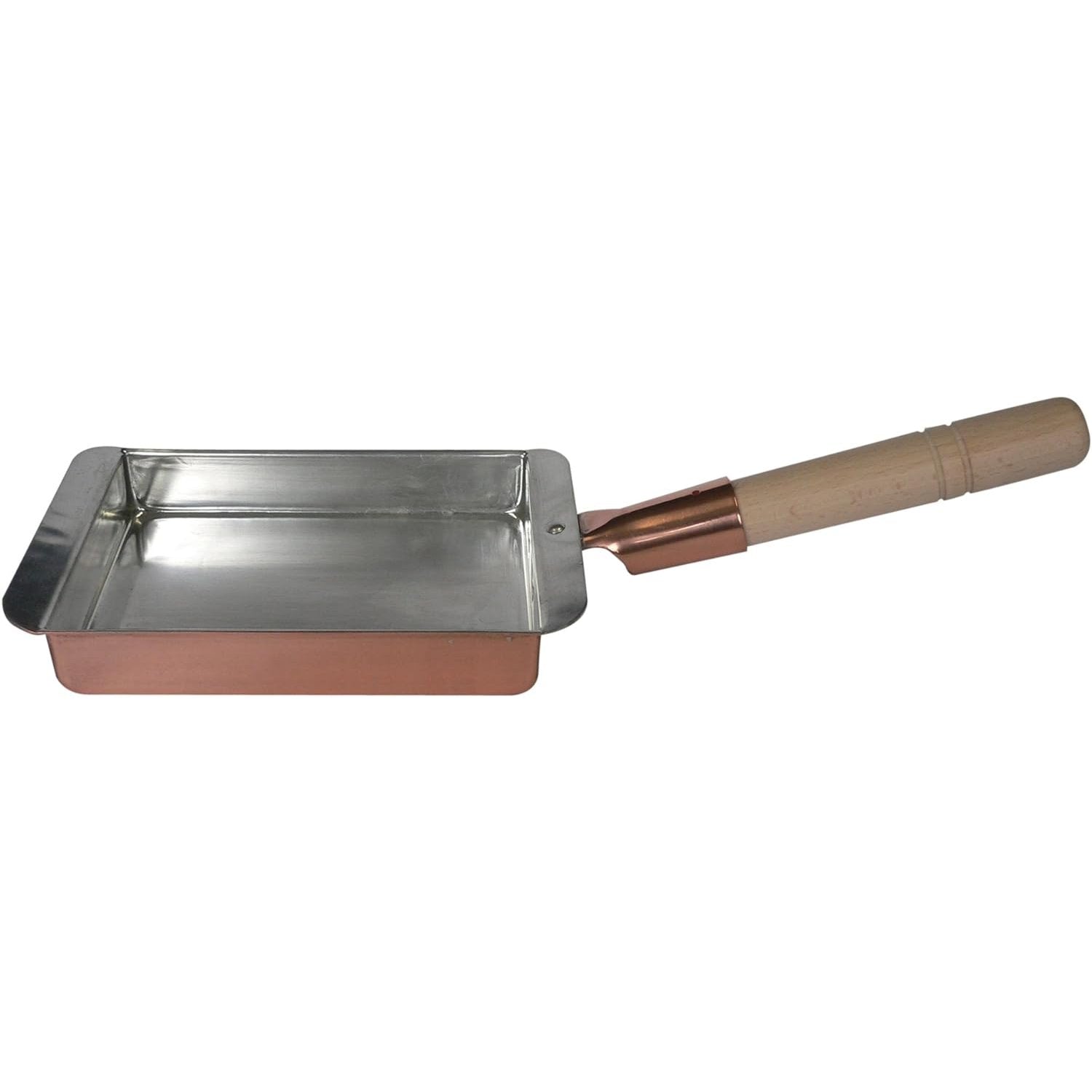 Marushin Copper Tamagoyaki Pan Kansai Type Japanese Omelette Pan 21x25.5cm