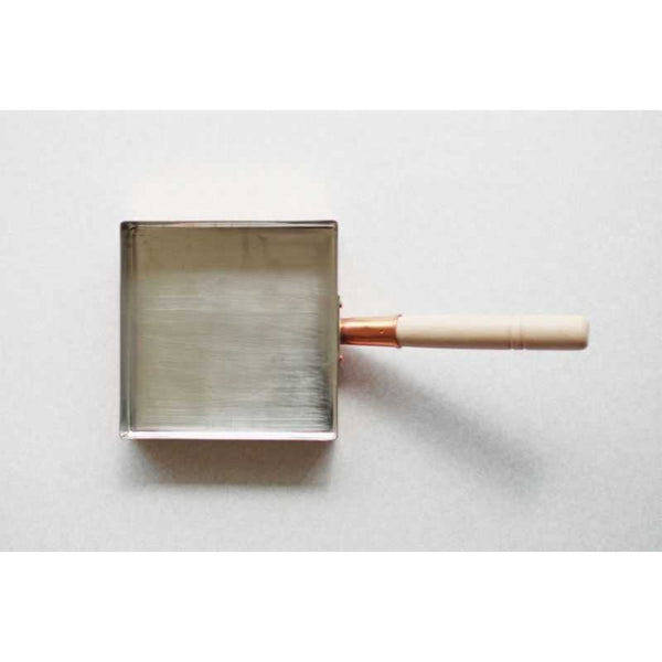 Marushin Kanto Type Square Tamagoyaki Omelette Copper Pan 18x18cm