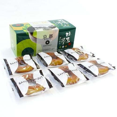Naniwaya Kyoto Matcha Baked Donuts Box of 6 Pieces