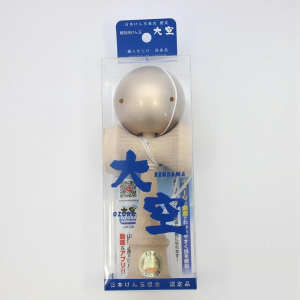Ozora Kendama Handmade JKA Certified Cup-And-Ball Toy Gold