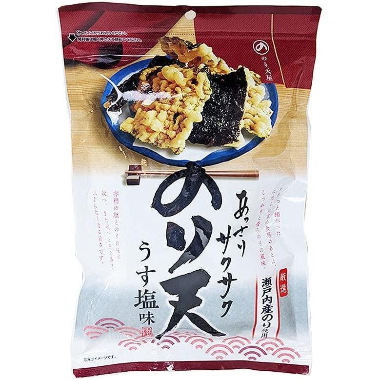 Daiko Foods Noriten Lightly Salted Nori Seaweed Tempura Chips (Pack of 10)