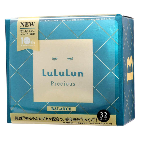 Lululun Precious Green Balance Anti Aging Face Mask 32 Sheets