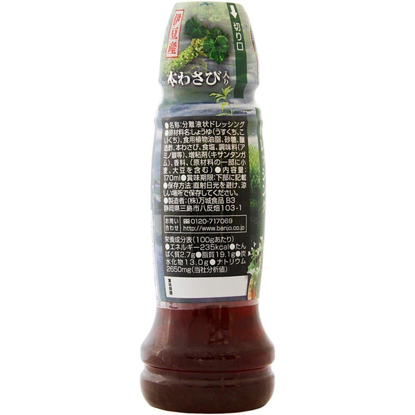 Banjo Wasabi Dressing Japanese Wasabi Sauce 170ml