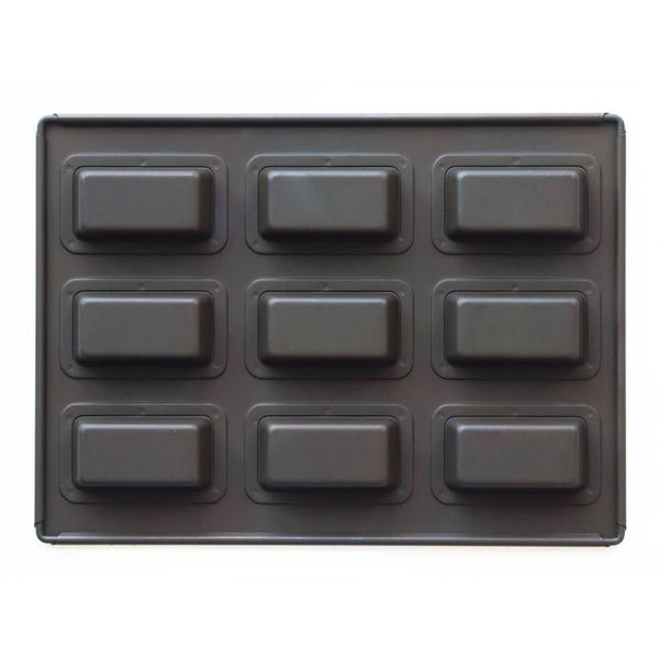 Matsunaga Financier Cake Mold (Nonstick Teflon-Coated Financier Pan) 9 Wells