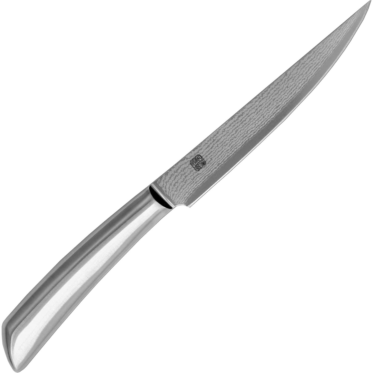 Satake All Metal Steak Knife Damascus Steel Blade 120mm