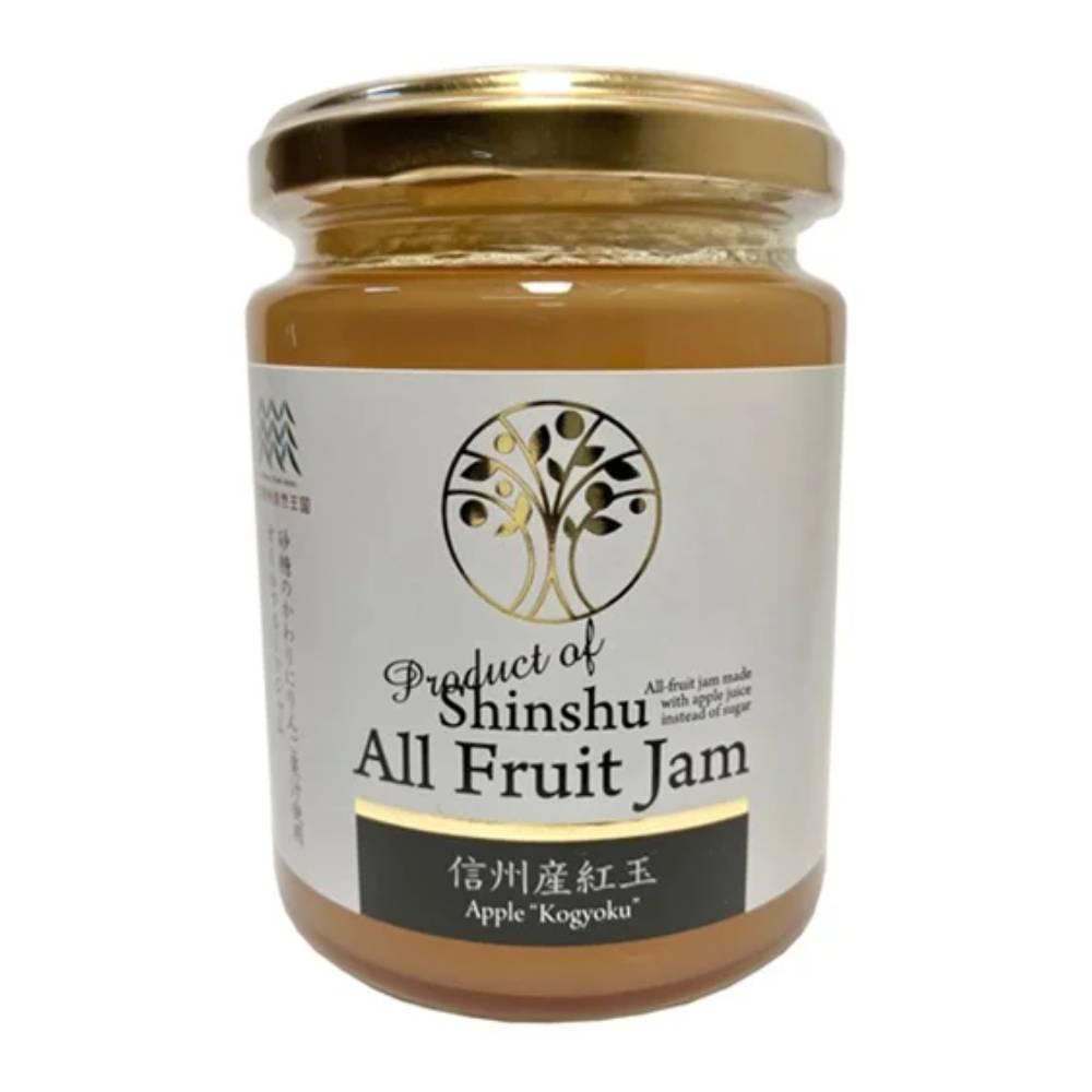 Shinshu Nagano Apple Jam All-Fruit Natural Spread No Added Sugar 240g