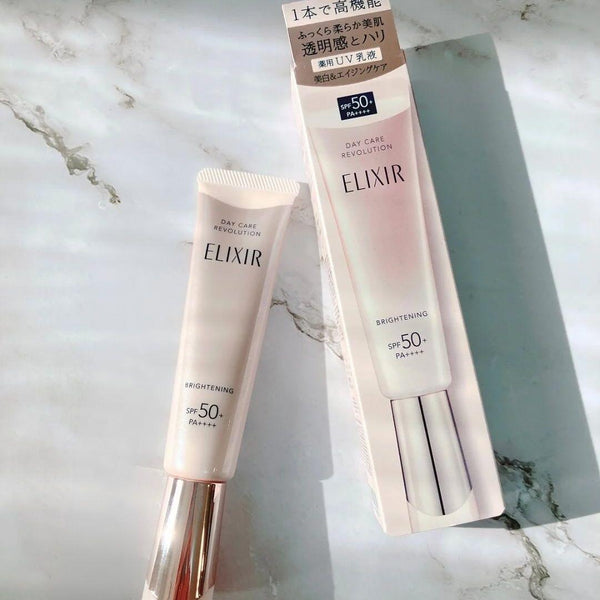 Shiseido Elixir Day Care Revolution Brightening UV Emulsion SPF50+ 35ml