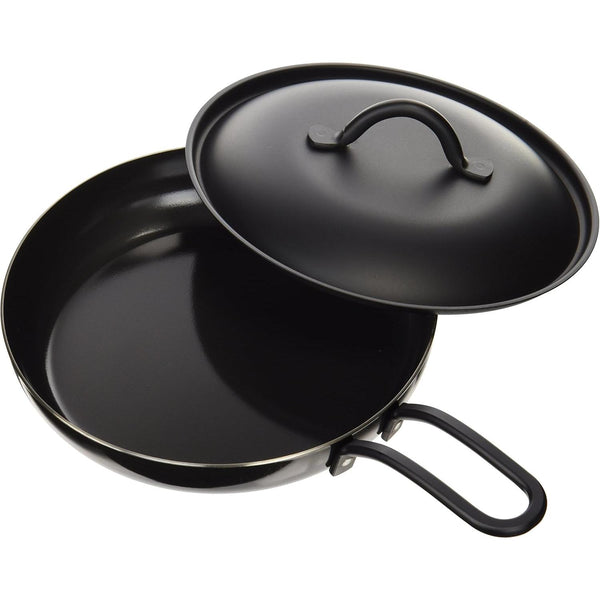 Summit Mini Fry Pan Small Cast Iron Frying Pan With Lid 16cm