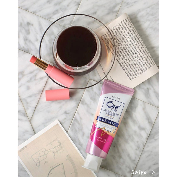 Sunstar Ora2 Stain Removal Toothpaste Peach Mint Flavor 130g