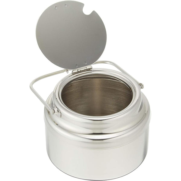 Wadasuke Sugar Container With Hinged Lid Stainless Steel Sugar Pot 400ml