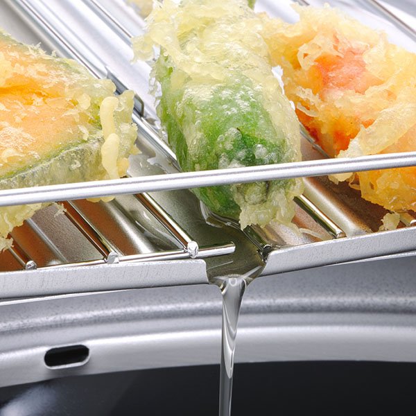 Wahei Induction Iron Deep Fryer Pot With Lid And Oil Drain Rack 20cm