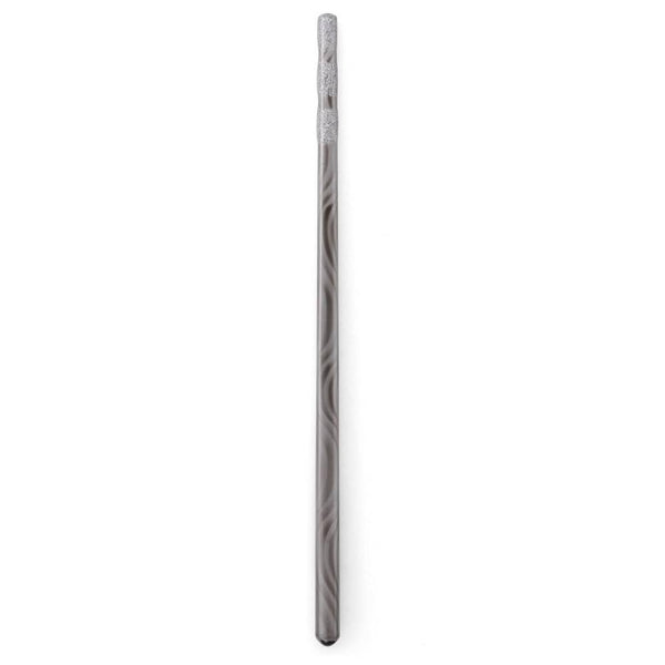 Wooden Muddler Dishwasher Safe Cocktail Stirrer Silver Wave 20cm