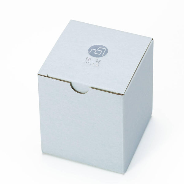 Aderia Handmade Glass Furin Wind Chime Blue Swirling Pattern