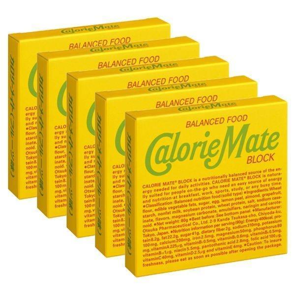 Calorie Mate Block Balanced Nutrition Food Fruits (Pack of 5)