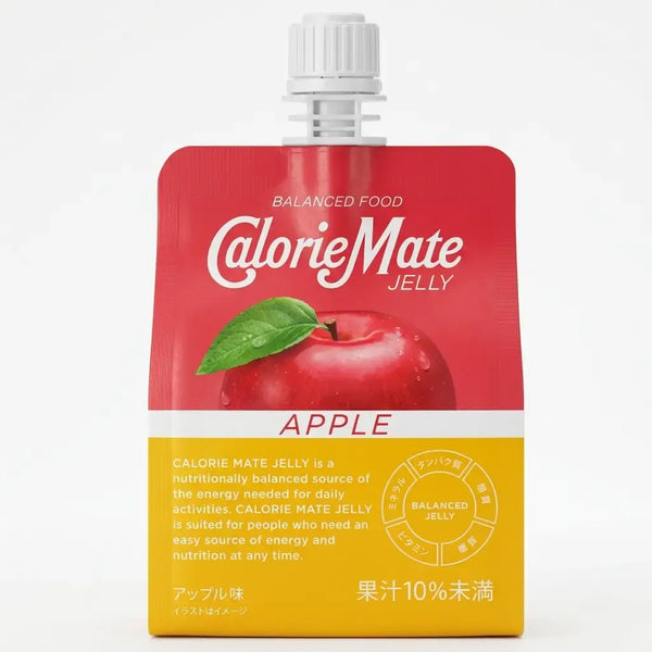 Calorie Mate Jelly Balanced Food Apple 215g x 6 Units