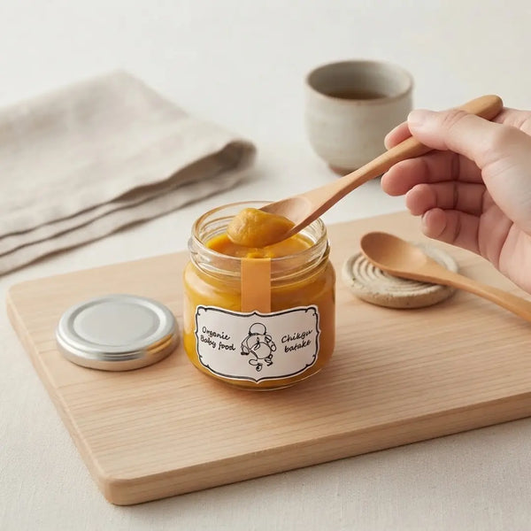 Chikyubatake Organic Carrot & Pumpkin Baby Food Puree 5m+ 70g