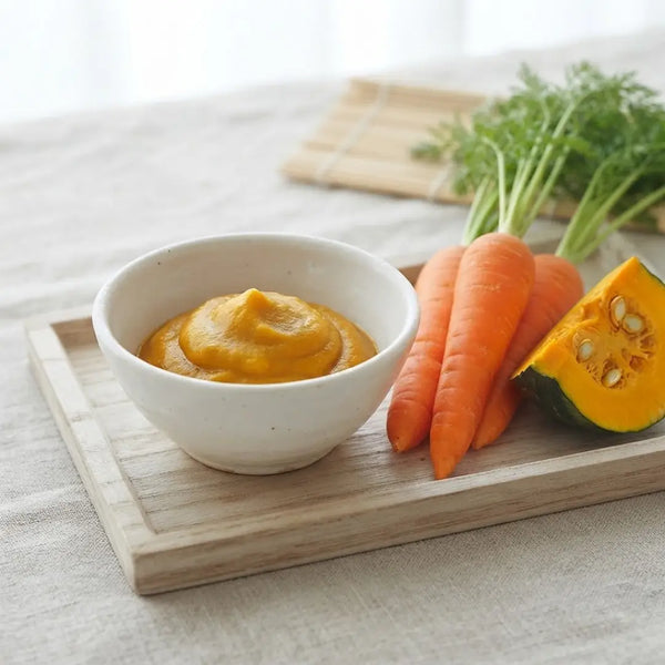 Chikyubatake Organic Carrot & Pumpkin Baby Food Puree 5m+ 70g