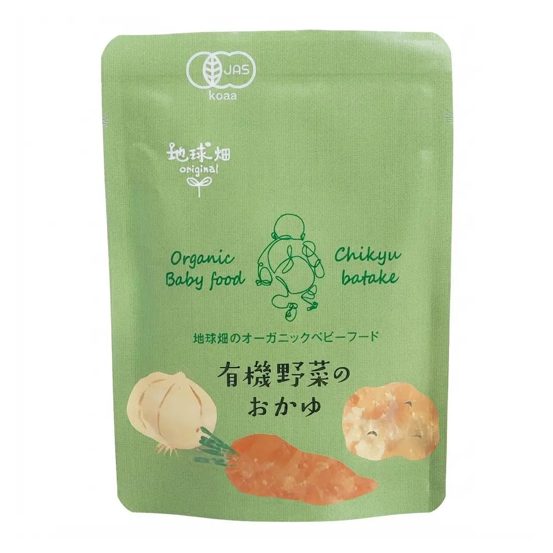Chikyubatake Organic Vegetable Rice Porridge Baby Food 7m+ 80g