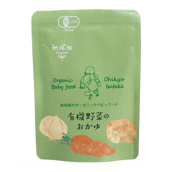 Chikyubatake Organic Vegetable Rice Porridge Baby Food 7m+ 80g