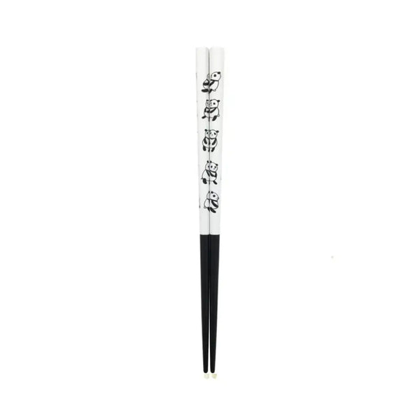 Children's Chopsticks Non-Slip Dishwasher Safe Panda Design 18cm