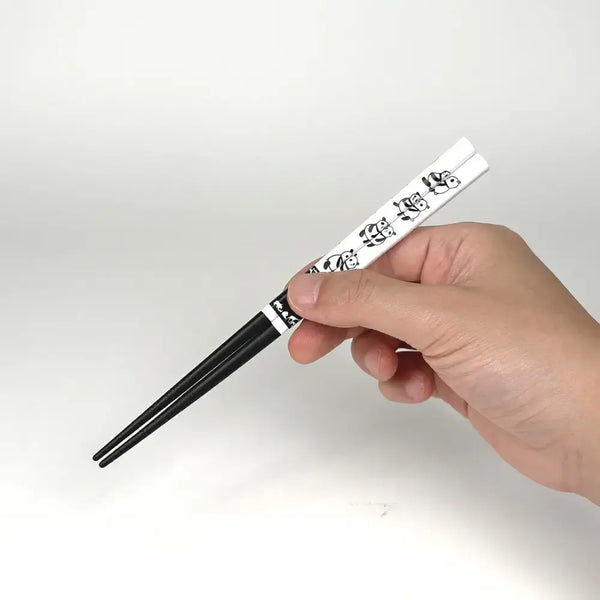 Children's Chopsticks Non-Slip Dishwasher Safe Panda Design 18cm