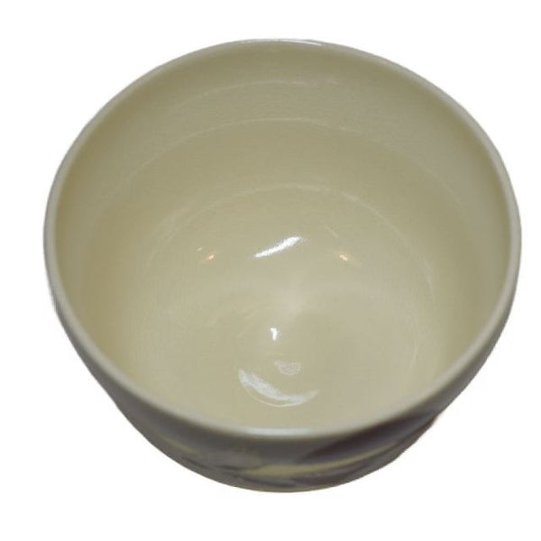 Crane & Rising Sun Design Chawan Matcha Cup Tea Bowl