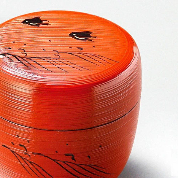 Isuke Natsume Lacquered Ceremonial Tea Caddy