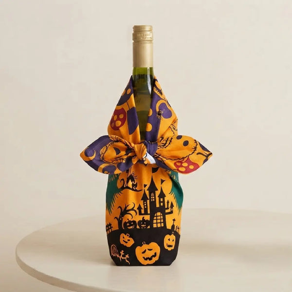 Kenema Tenugui Towel Halloween Balloon Traditional Hand Dyed Cotton Cloth