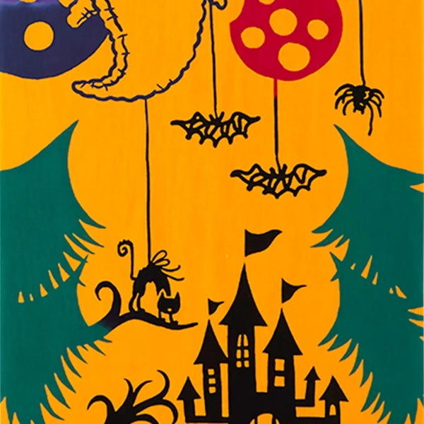 Kenema Tenugui Towel Halloween Balloon Traditional Hand Dyed Cotton Cloth