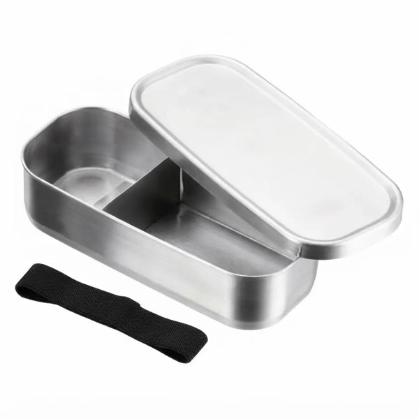 Kobo Aizawa Stainless Steel Deep Rectangular Bento Lunch Box 500ml