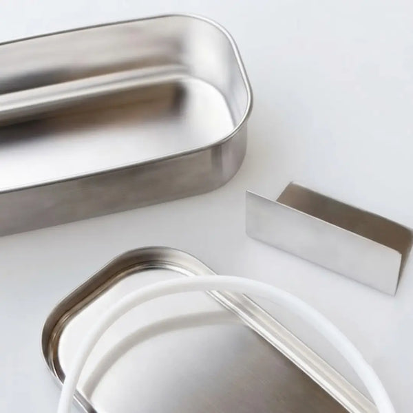 Kobo Aizawa Stainless Steel Deep Rectangular Bento Lunch Box 500ml