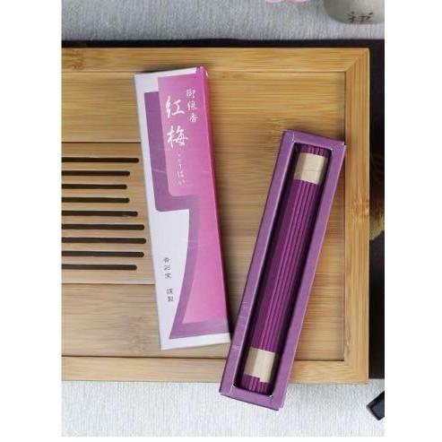 Kousaido Red Plum Fragrant Floral Japanese Incense Sticks 20g